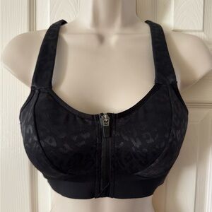 Victoria’s Secret 34C Incredible Knockout Ultra Max Sports Bra Black Leopard‎